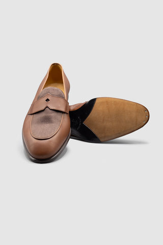 Schifano Brown Calf Loafers