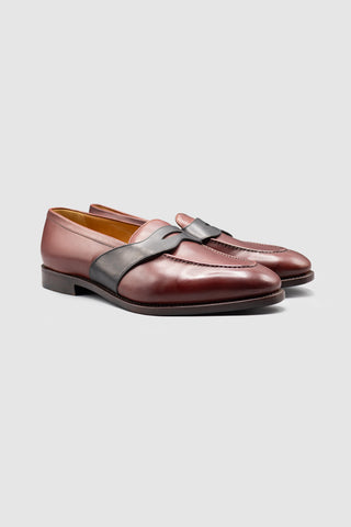 Guttuso Dark Red Loafers