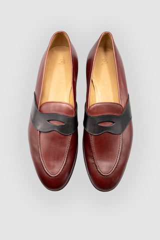 Guttuso Dark Red Loafers