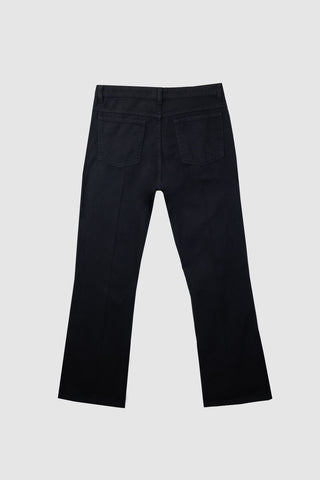 Sgherro Pantalone Flare Nero 5 Tasche