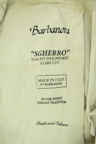 Sgherro Pantalone Flare Pistacchio 5 Tasche