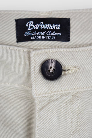 Sgherro Sand Flared 5-Pocket Trousers
