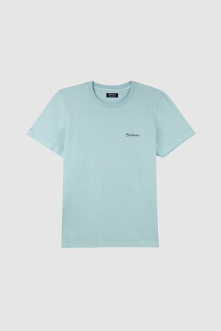 Vince Light Blue Bandana Raw Cotton  Tee