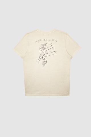 Vince Soya Mermaid Logo Raw Cotton Tee