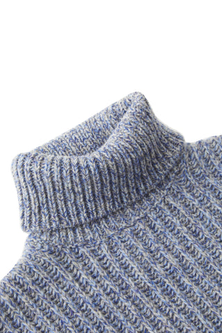 Kirk Light Blue Merino Wool Sweater