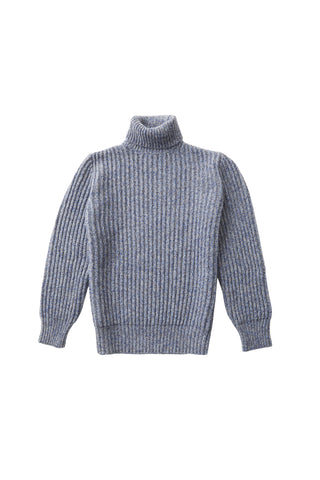 Kirk Light Blue Merino Wool Sweater