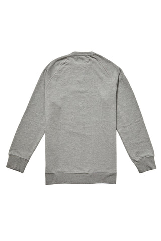 Meroni Gray Melange Crew Neck Sweatshirt