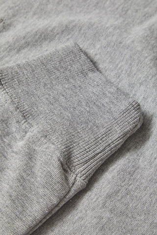 Meroni Gray Melange Crew Neck Sweatshirt