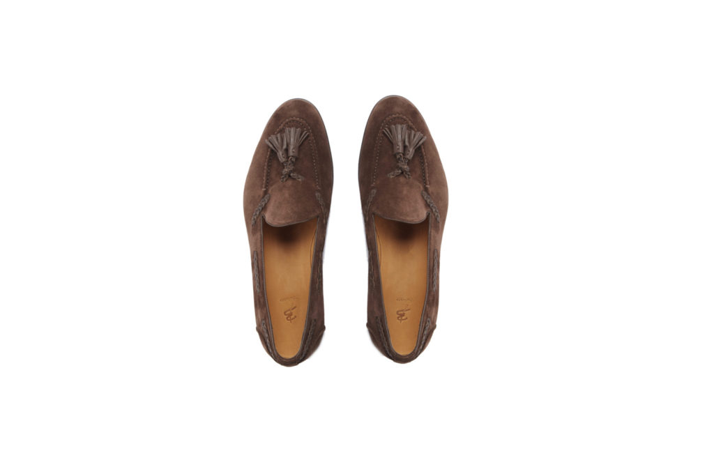 Hemingway Brown Suede Tassel Loafers | Barbanera