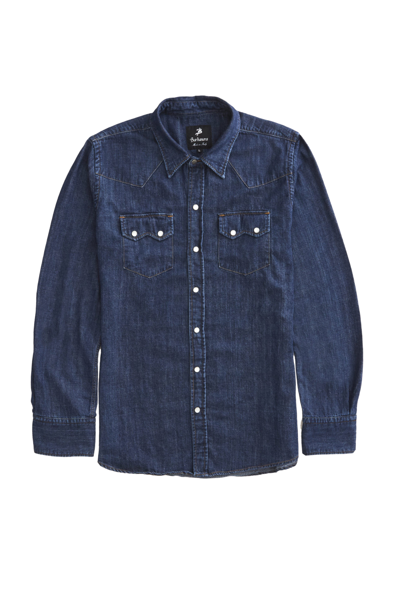 Dark Blue Denim Shirt