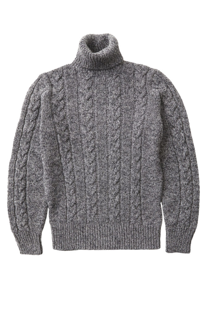 保障できる】 new “pure “ネップ混” sweater knit fisherman 