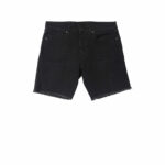 Black Flag Black Cut-off Denim Shorts