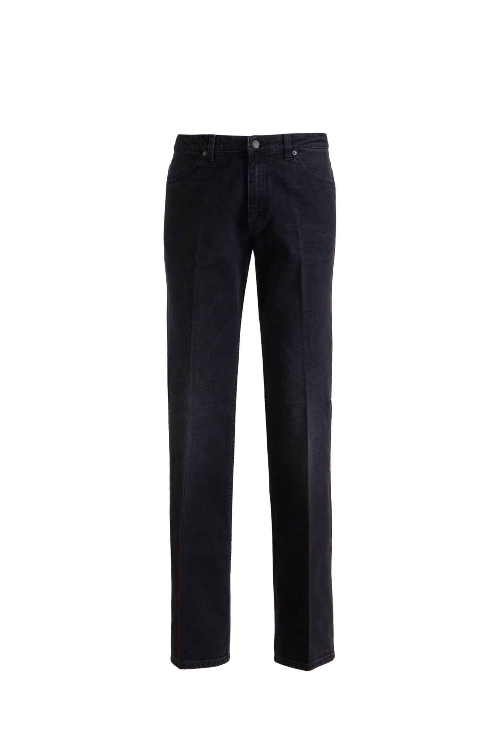 11oz Denim Fabric Enzyme Washed Jeans Cotton Material - 168cm wide -  Classic BLACK Denim - Lush Fabric